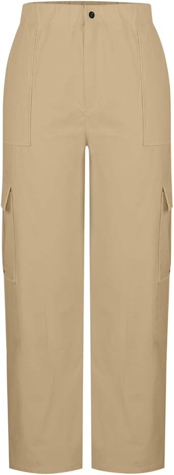 Baggy Cargo Pants for Women High Waisted Open Leg Pants
