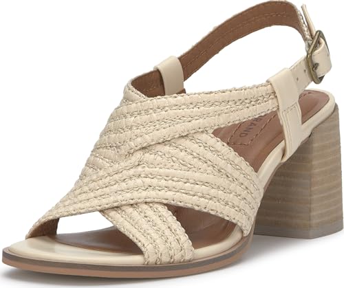 Image of Lucky Brand Sasina Cut Out Heeled Sandals