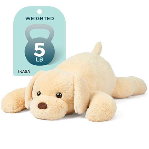 IKASA 5lb Labrador Plush Stuffed Animal, 26.5" Jumbo Dog Toy
