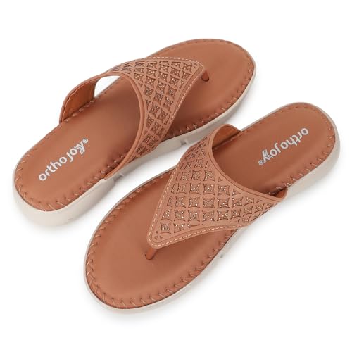 Image of ORTHO JOY doctor Fancy Slipper for women || Orthopedic Women's Fancy Sandal For Women