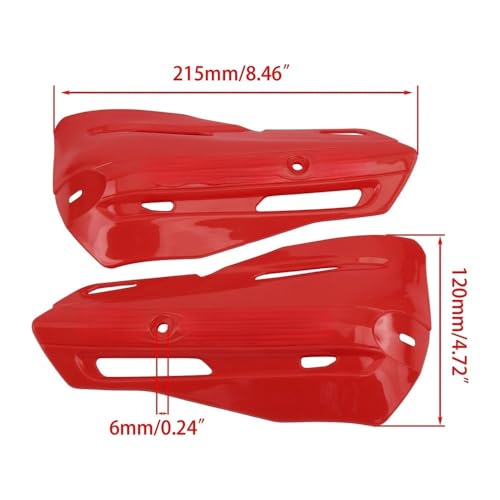 Feuilles plastique de protection guidon moto cross et accessoires de quad - 3