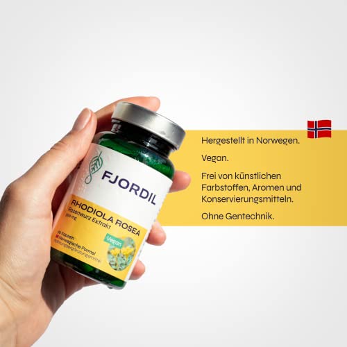 Rosenwurz Fjordil Rhodiola Rosea 300 mg Extrakt