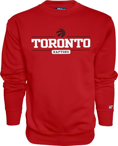 Blue 84 Toronto Raptors NBA Officially Licensed Crewneck Sweatshirt Varsity, Team Color, Large