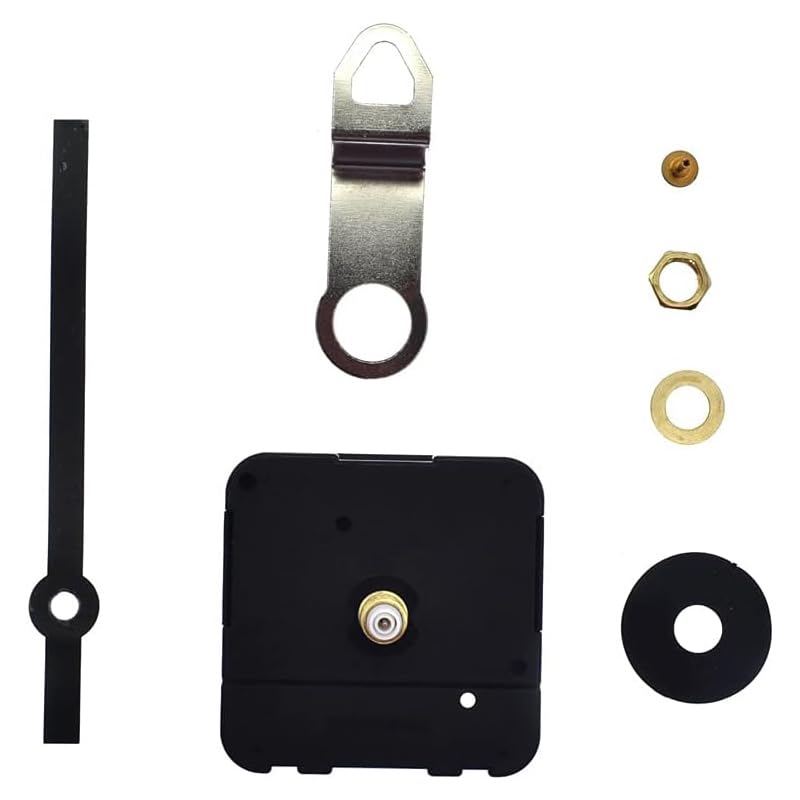 Mouvement à Quartz Pour Horloge Murale – Mécanisme De Rechange Avec Aiguille, Tige 16,8 Mm, Jusqu’à 9 Mm D’épaisseur