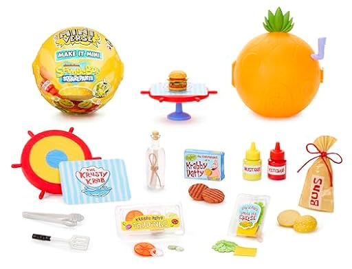 MGA´s Miniverse Make It Mini Spongebob Squarepants - Mini Coleccionables, DIY, Juego de Resina, Réplica de Comida, NO Comestible, para Coleccionistas y Niños Mayores de 8 Años | Ya disponible en tu tienda friki favorita! En mundofriki.es!