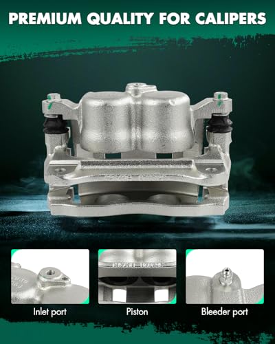 Image of SCITOO 19B6032 19B6033 Front Left & Right Disc Brake Calipers Assembly w /Bracket for Toyota for Venza 2009-2015
