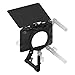 FOTGA Mini Lightweight Clamp-On Matte Box with Carbon Fiber Top Flag for DSLR Mirrorless Camera Compatible with 4x4 4x5.65 67mm/72mm/77mm/82mm Filters (Standard Version)