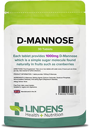 Preisvergleich Produktbild Lindens D-Mannose 1000 mg Tabletten / 30 Packung