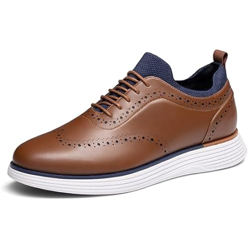 Bruno Marc Men's MaxFlex Dress Sneakers Oxfords