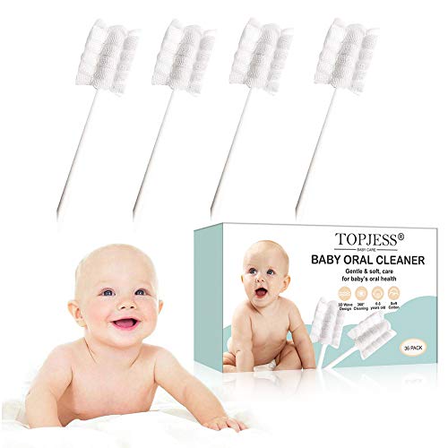 Spazzolino Bambini, Spazzolini Neonati, Baby Spazzolino, Bambini Spazzolino da Dito, Spazzolini da Denti per Bambini, Morbidi, Sicuri, per Massaggio Orale, per la Lingua, per Neonati e Bambini