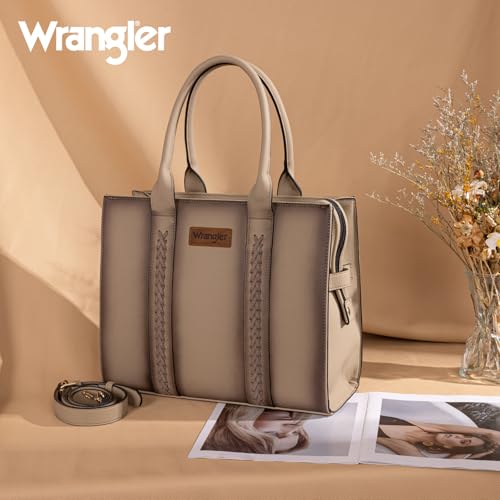 Image of Montana West x Wrangler Tote Bags Purses for Women Work Top-Handle Handbags with Strap