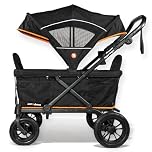 Out'n'About Nipper Wagon | Push/Pull All-Terrain Stroller Wagon, Seating for 2 Kids & Gear | Shopping, Festival Trolley, Removable Seats, 5-Point Harnesses, Car Seat Compatible | Newborn-7 Years
