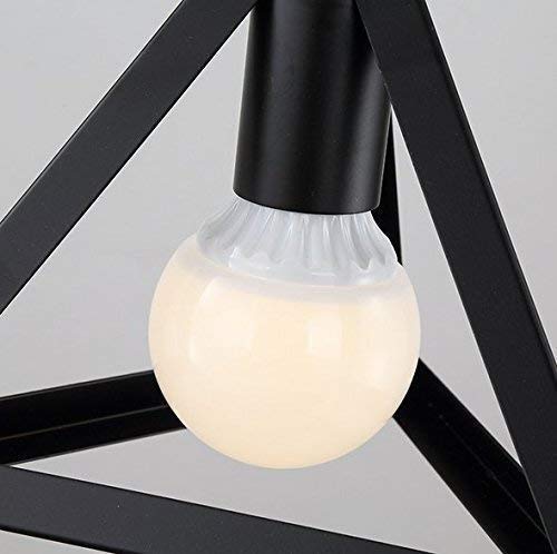 Éclairage de Base E27 Suspension Luminaire Triangle Style Vintage