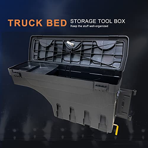 Truck Bed Storage Box Case Tool Box Compatible With Dodge Ram 1500 2500 3500 2002-2018 Rear Passenger Side #TOP1