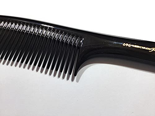 Foto von Hercules Sägemann 696 W 591 W Profi Griffkamm Frisierkamm Naturkautschuk Haarkamm Zahnung grob - 9 Zoll - Strähnenkamm Lockenkamm