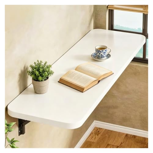 Bureau flottant rabattable design épuré et finitions soignées pour studio