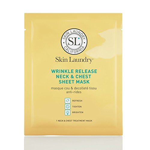Skin Laundry Wrinkle Release Neck & Chest Mask, 1 Count