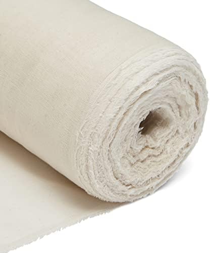 DFL 1m Natural Muslin Cheesecloth โ 100% Cotton, 51" Wide 55GSM for Sieving, Cleaning, Dusting, Dyeing, Draping, Costume and Garment Sewing (Natural,1 Metre)