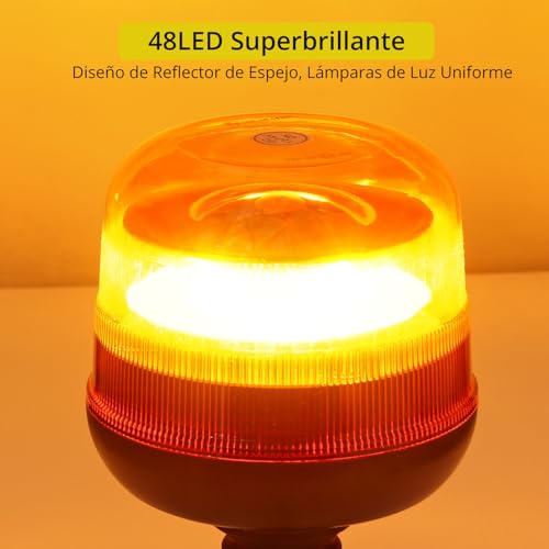 Luces estroboscópicas coche con interruptores dobles cable 5m 2