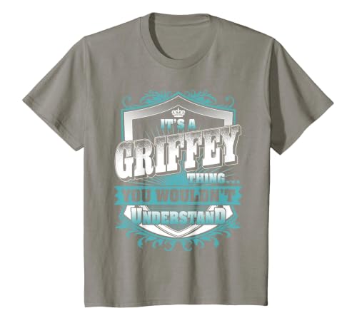 It's A Griffey Thing You Wouldn't Understand Family Name T-Shirt, Youth, Slate Grey, 3T