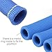 Spark Plug Wire Boots Thermal Protection Insulator Sleeve, 2500 Degree Heat shield Cover Wrap 6 inch for Car Truck 8PCS （Blue)