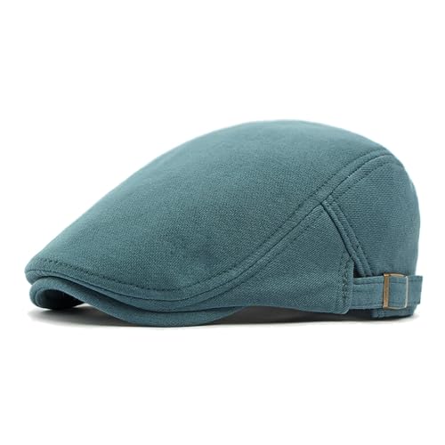 Image of Quanhaigou Men's Cotton Flat Ivy Gatsby Newsboy Driving Hat Adjustable Irish Cabbie Ivy Driving Hunting Cap