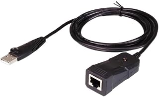 ATEN UC232B USB zu RS-232 Adapter 1,2m, Schwarz