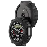 Chofit Etui kompatybilne z Amazfit T-Rex Ultra, etui ochronne z termoplastycznego poliuretanu (TPU), akcesoria do smartwatcha T-Rex Ultra (czarne)