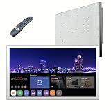 Soulaca 1080P Smart Mirror TV webOS de 24 Pulgadas para baño (sin sintonizador) con Freeview Play y Alexa Incorporado, con Control Remoto Magic, Bluetooth, Wi-Fi,WSM24, 2024