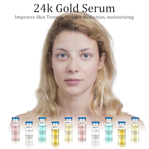 Veerlogix Exosomes for Skin Starter Kit Anti-Aging Hydration Serum Skincare Set, 10 vials Hydration Acid Ampoule Essence Intensive Treatment Booster Kit