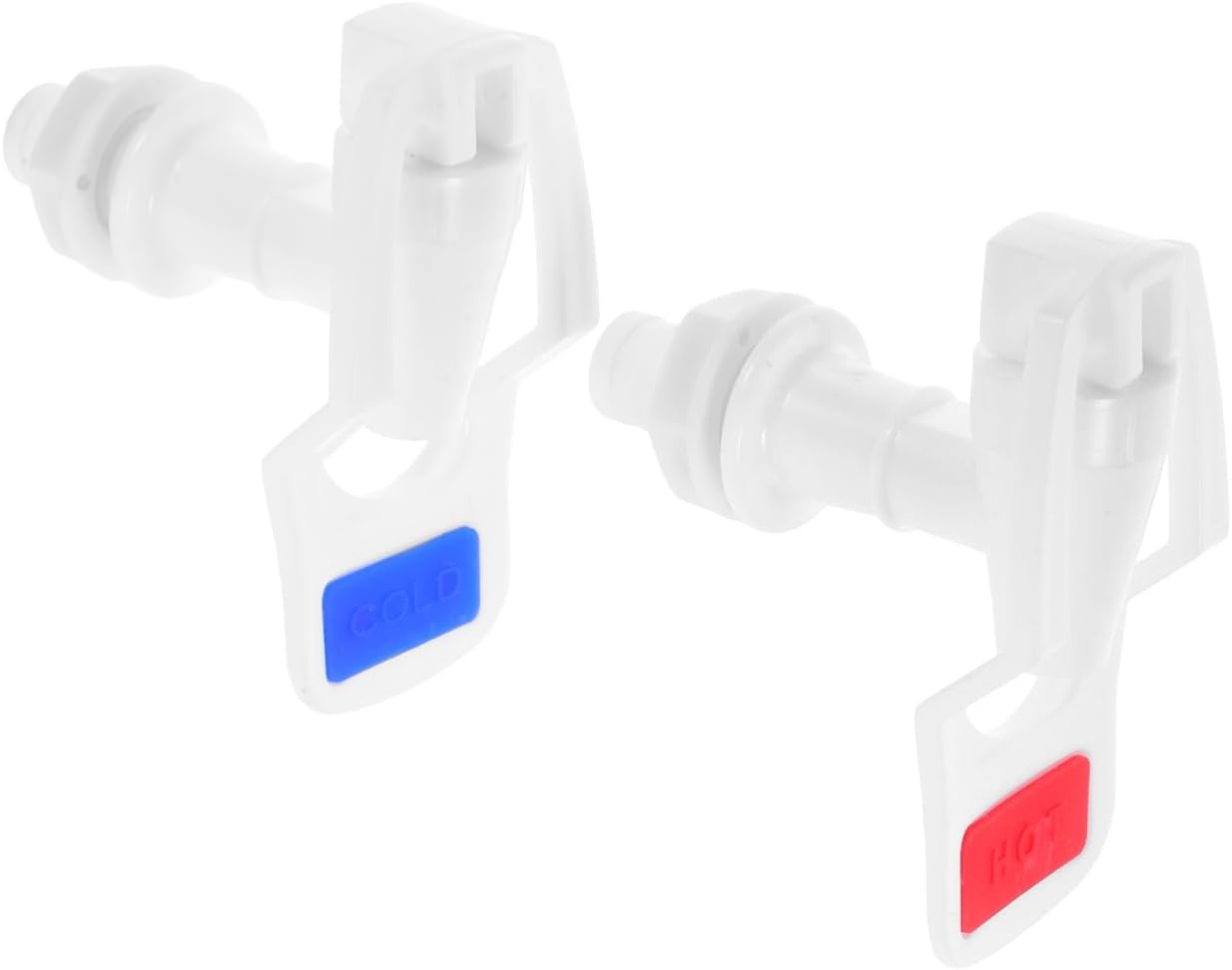 Water Dispenser Faucet Spigot Beverage Dispenser Tap Replacement Part with Long Press Handle Universal Cold Water Spout for Home Office Public Use 2 Pack