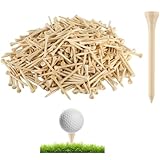 weyleity Bamboo Golf Tees 1000 PCS 2-3/4 Inch | Bamboo Golf Tees, 7X Stronger Than Wood, Reduce Friction & Side Spin