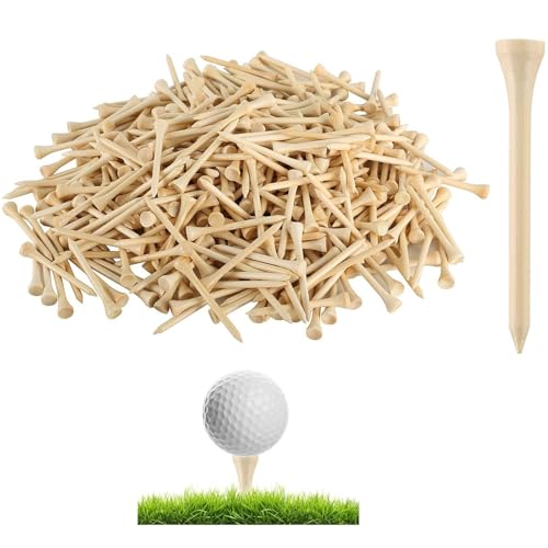 Tees 1000 Pcs 2-3/4 Inch | Bamboo Golf Tees, 7x Stronger Tha