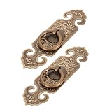 Poignée de porte : fabriquée en laiton massif, avec un processus de polissage fin, une résistance à la rouille et à l'usure, poignées d'armoire