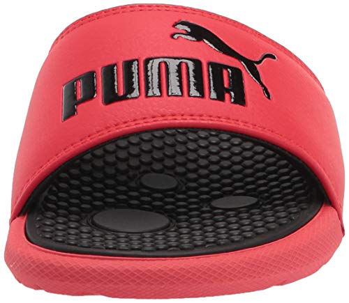 Puma Unisex-Child Cool Cat Slide Sandal, High Risk Red Black, 4 Big Kid #TOP1