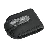 Phenyx Pro Neoprene Wireless Transmitter Pouch, Portable Bodypack Holder with Hook-and-Loop & Elastic Strap, Fits Wireless Transmitters & IEM Bodypack Receivers, Black (BA-1)