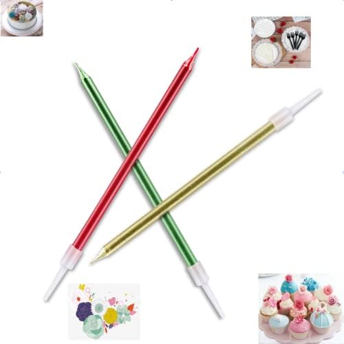 Soy Wax Metallic Happy Birthday Candles Tall Birthday Cake Candles Holders Long Thin Cupcake Candles Topper for Wedding Party Decoration (24pcs) (Metal Black)
