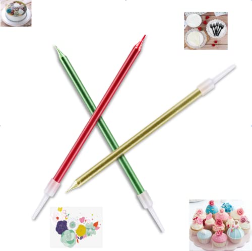 Soy Wax Metallic Happy Birthday Candles Tall Birthday Cake Candles Holders Long Thin Cupcake Candles Topper for Wedding Party Decoration (24pcs) (Black) - Image 6