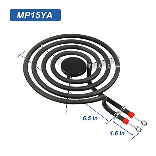 4 Pack Mp22Ya Electric Range Burner Element Unit Set 4- Mp15Ya(2) Mp21Ya(2) For Whirlpool, Kitchenaid, Maytag Range Burner,Replacement Part Numbers Include 540331014,484783, Ts5W8221,Y04000033 #TOP3