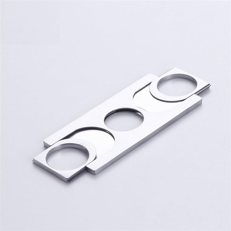 JDIME Cigar Cutter Square Stainless Steel Silver Metal Guillotine Scissors Portable Pocket Smoking Tool Accessories