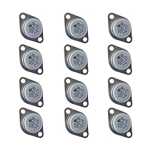 12 Pcs Power Transistor 2N3055 2N3055B 2N3055G 2N3055H NPN Transistors Compatible with Medium Speed Switch Audio Power Amp 15A 100V 115W