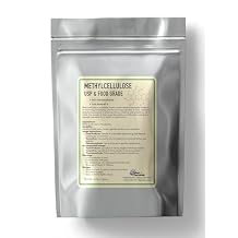 Methyl Cellulose 400 Viscosity Food Grade - 16 Oz /453 Grams - Organic Methylcellulose Powder for DIY Cosmetics - Methylcellulose Fiber Powder - Thickening & Stabilizing Agent by Talsen Chemicals