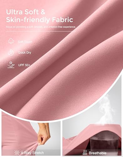 G Gradual Women's Athletic Shorts 6" High Waisted Stretchy Bermuda Shorts for Women Quick Dry Summer Casual Shorts4