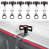West-xingzhe Hardtop Quick Release Bolts:Hardtop Quick Removal Fastener Thumb Screws for 1997-2025 Jeep Wrangler TJ JK JL 4xe Gladiator JT & Ford Bronco 2021+(Star,6PCS)