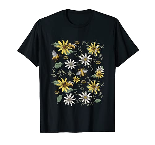 Summer Women's daisies and bees casual for women T-Shirt Cover