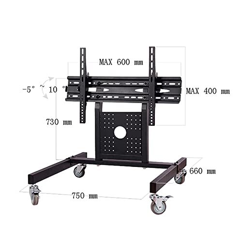 Soporte móvil para TV de 32-65 pulgadas con ruedas miniatura 3