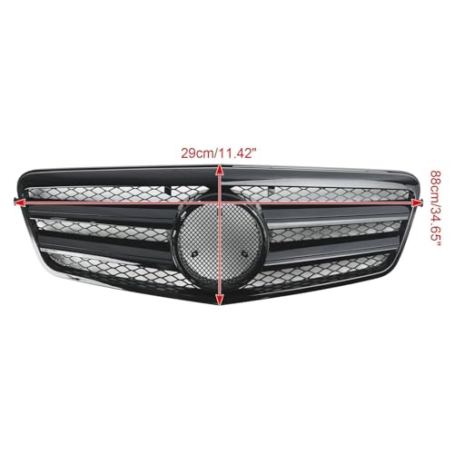 Calandre de pare-choc Mercedes W212 protégeant le radiateur E350 E550 2011 2012