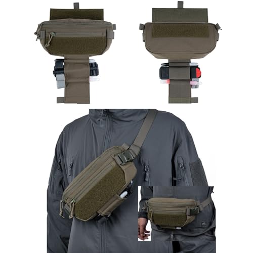 Sacoche banane convertible en chest rig modulaire avec sangles de précision - 5