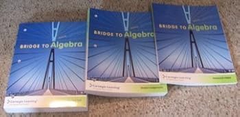 Paperback Carnegie Learning Bridge to Algebra Student Set 3p Book