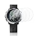 MWOOT 4 Unidades Protectores Cristal Templado Compatible con Garmin Forerunner 645, 9H Dureza Resistente a Arañazo Protector Pantalla